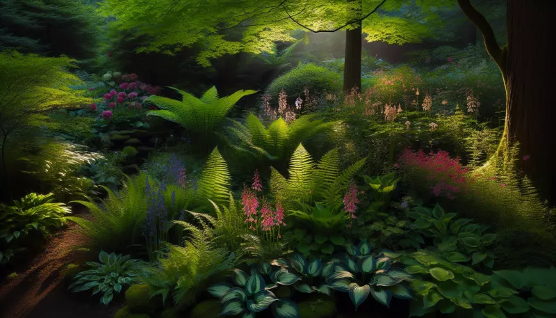 De beste planten voor een schaduwrijke tuin: groenblijvers en bloeiers