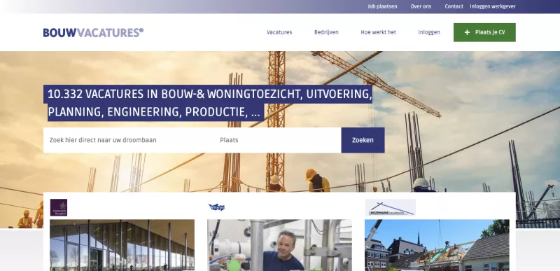 Bouwvacatures.nl jobs in de bouw